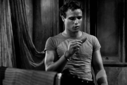 He's not even trying to be seductive.
