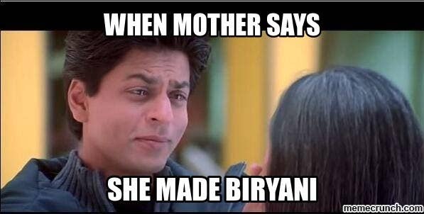 Image result for biryani meme