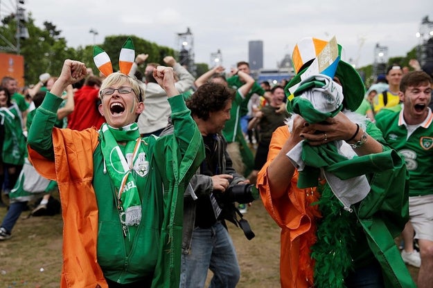 Depuis le coup d'envoi de l'Euro 2016, la France est envahie par des supporters irlandais.
