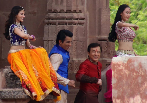 Jackie Chan's next is an Indo-Chinese production titled Kung Fu Yoga which also features Bollywood's Sonu Sood. And because it's Bollywood, the movie has a lot of dance.