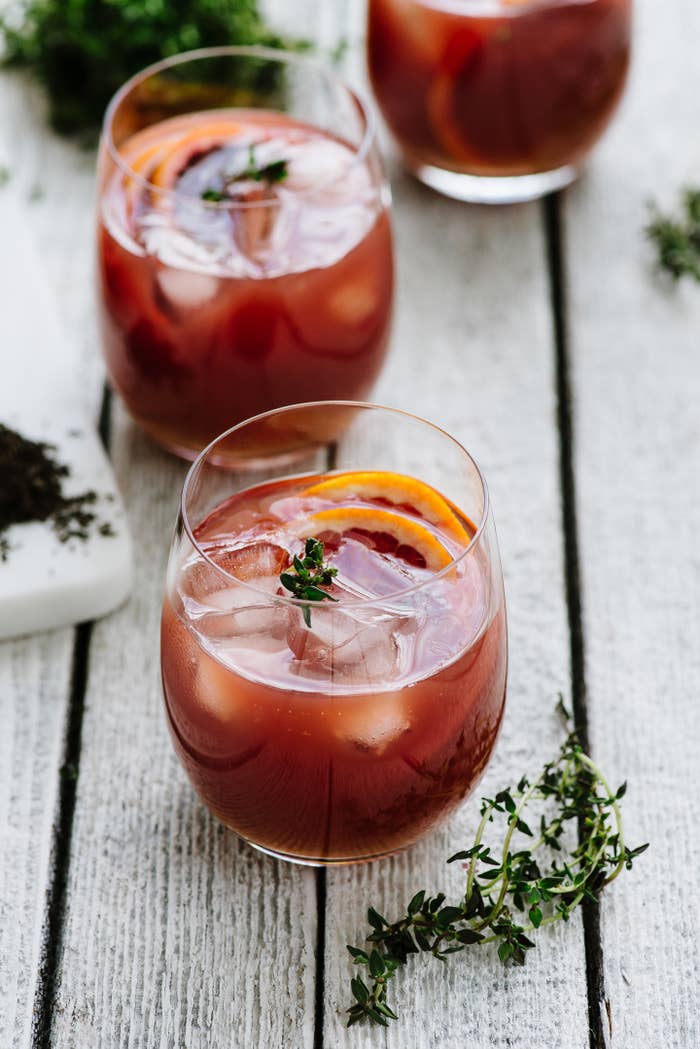 Sparkling Grapefruit, Elderflower & Rosé Vodka Cocktail • The Bojon Gourmet