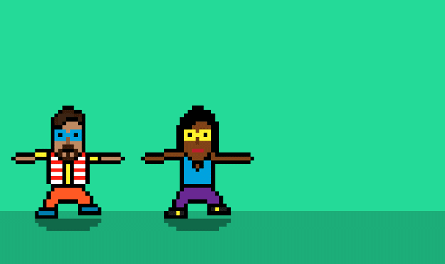 The Hammer Dance blew up after MC Hammer released "U Can't Touch This" in 1990. If you weren't wearing hammer pants, there was no point in even attempting this move. The bright, baggy trousers really added to the experience.