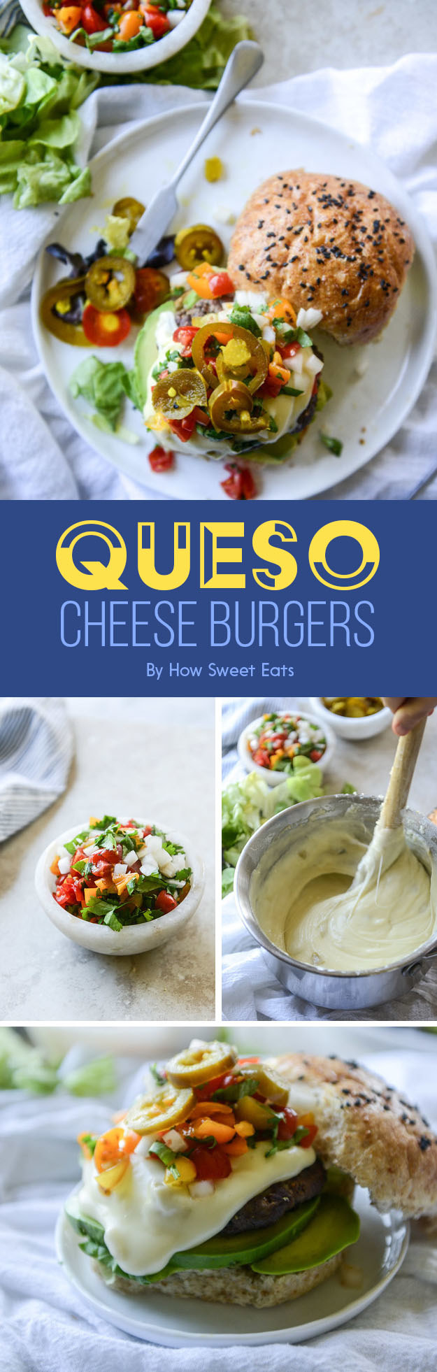 Queso Cheese Burgers