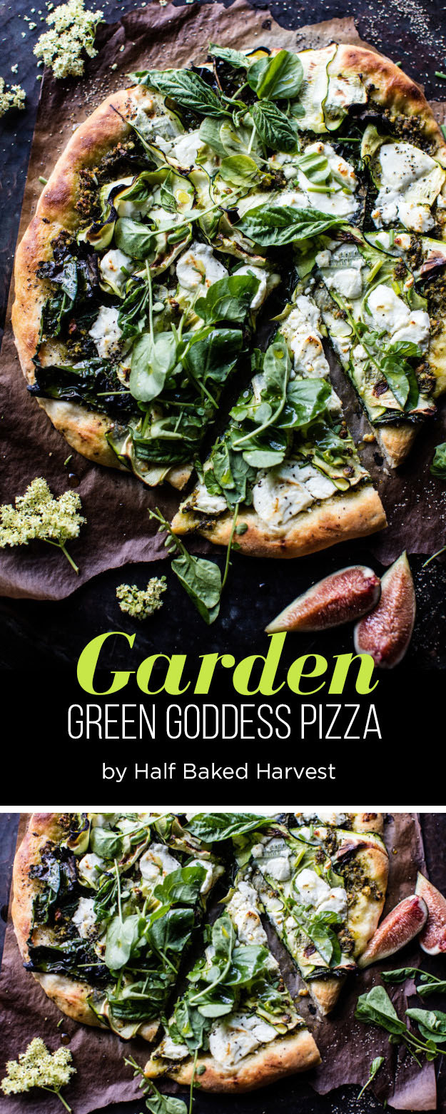 Garden Green Goddess Pizza