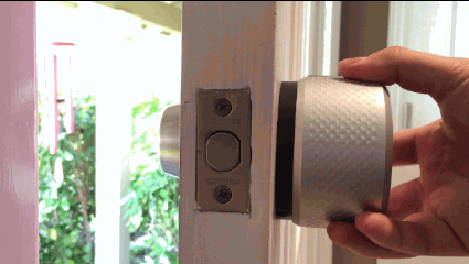 Just in case the lock's battery goes out on you or you just love doing it.