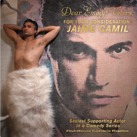 Well, Jaime is vying for the prestigious "Sexiest Supporting Actor" Emmy nomination. Rogelio de la Vega's official Twitter account (run by The CW) just tweeted out this super thirsty FYC ad: