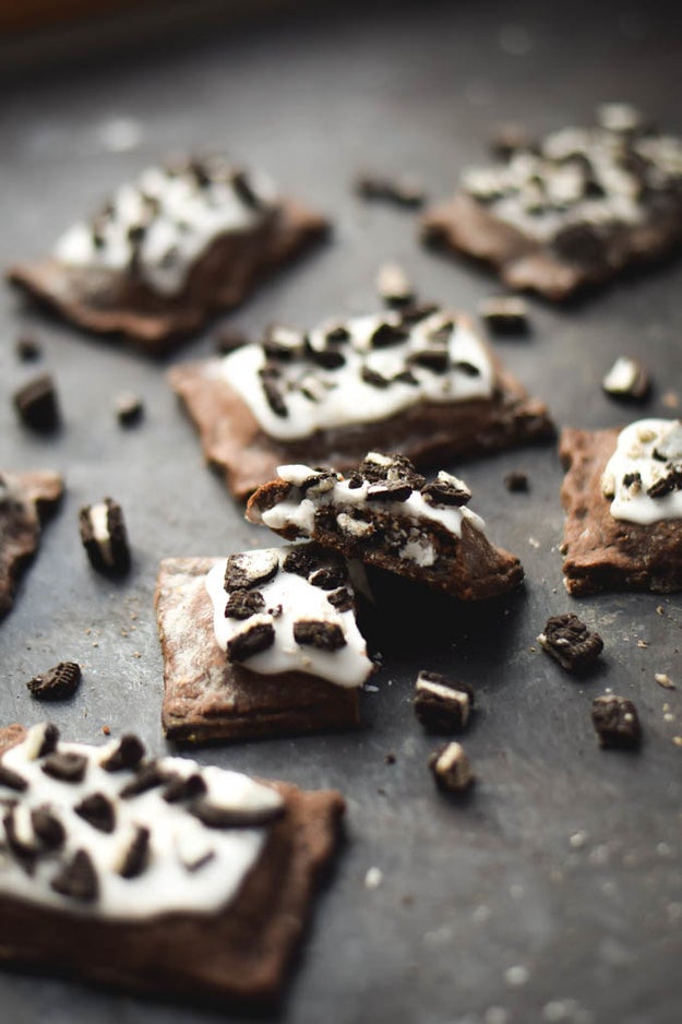 Cookies and Cream Chocolate Pop-Tarts