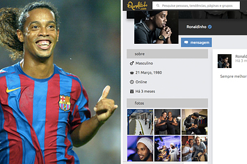 Ronaldinho Gaúcho lança rede social onde o curtir é aquele famoso sinal