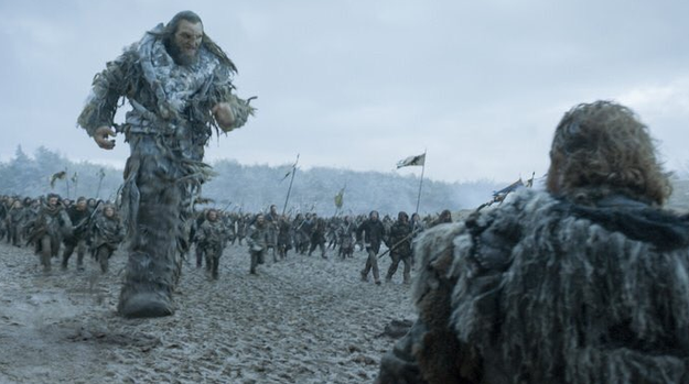 That badass was everybody's favorite wildling giant Wun Wun.