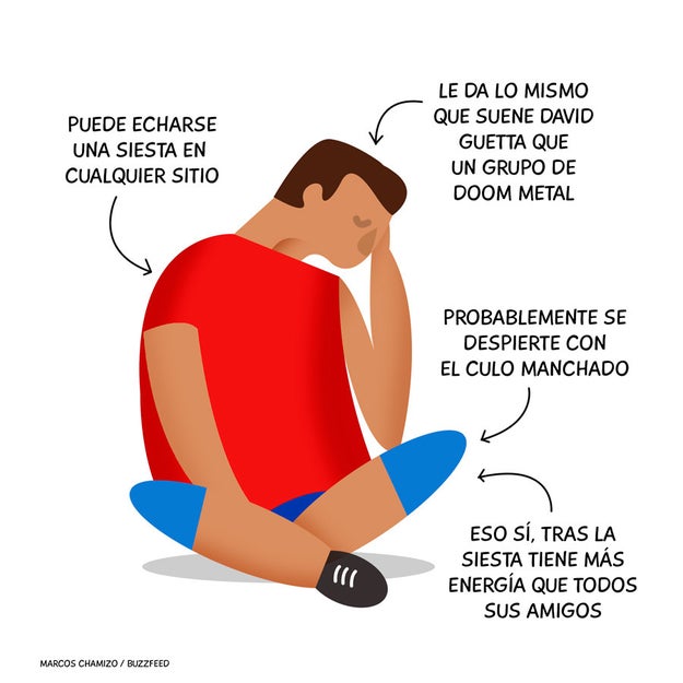 El que se duerme entre concierto y concierto: