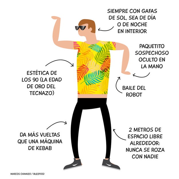 El que baila tecno solitario: