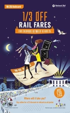Consider a 16-25 Railcard if you spend £90+ a year. These cut a third off off-peak train tickets and tube fares and they're also valid for full-time students of any age – a huge plus.Cards can be bought from the Railcard website for £30 a year, or £70 for three years. So spend over £90 a year, even in just one trip, and you'll save.You can get 12% off a one-year railcard if you're registered with Student Beans or have an NUS Extra Card, though check for other railcard deals too as those will often beat this. Alternatively, Santander's student account gives a four-year one for free.