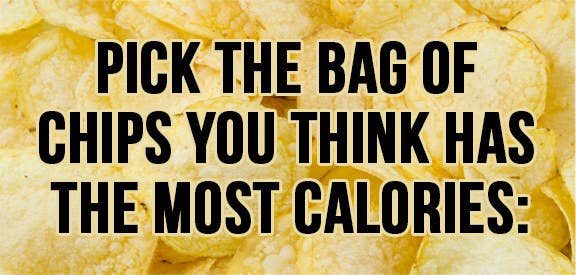 Can You Guess Which Bag Of Chips Has The Most Calories