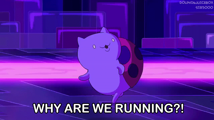 Could we take a five-minute break, tho? Starting to feel winded here.