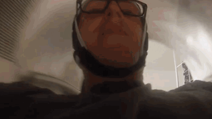 The weird thing is that even though the video and the slide is 30 seconds long, it feels much, much longer. In fact, when you feel like you've been in it forever you see the light through the top and you notice that you're only halfway down.