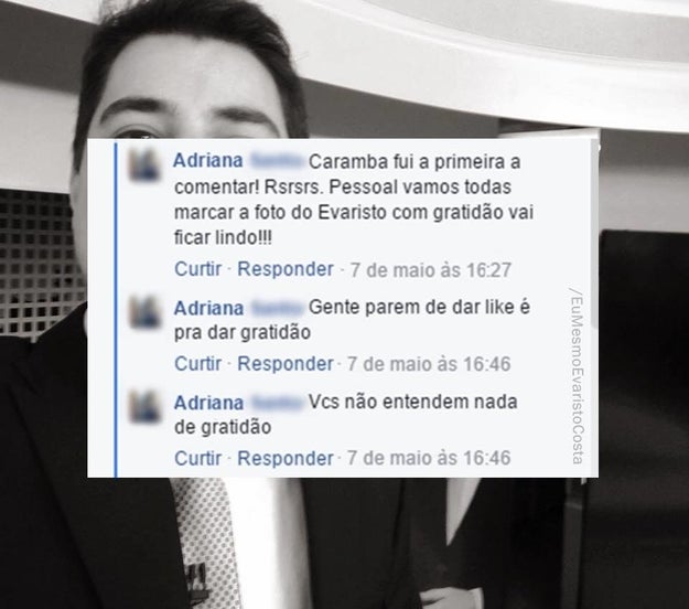 A pessoa brava com a galera que não entende nada de gratidão.