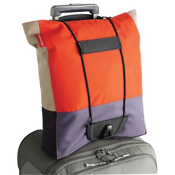 The Bag Bungee ($15) helps you carry two bags with one hand.