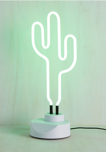 This neon cactus light.