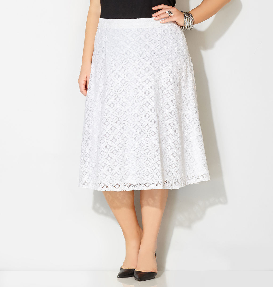 formal skirt black