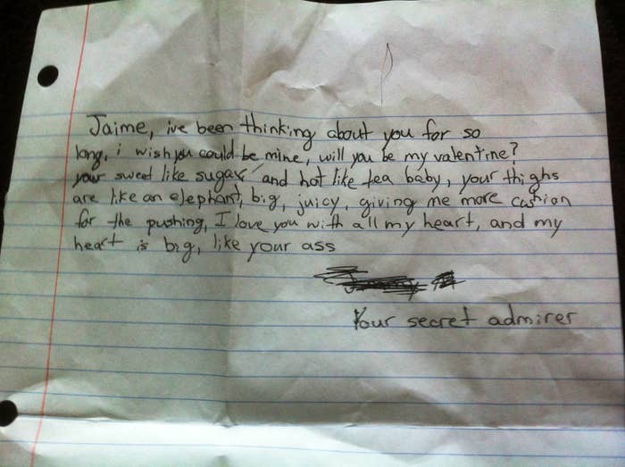 11 Of The Funniest Secret Admirer Notes Kids Have Given To Their