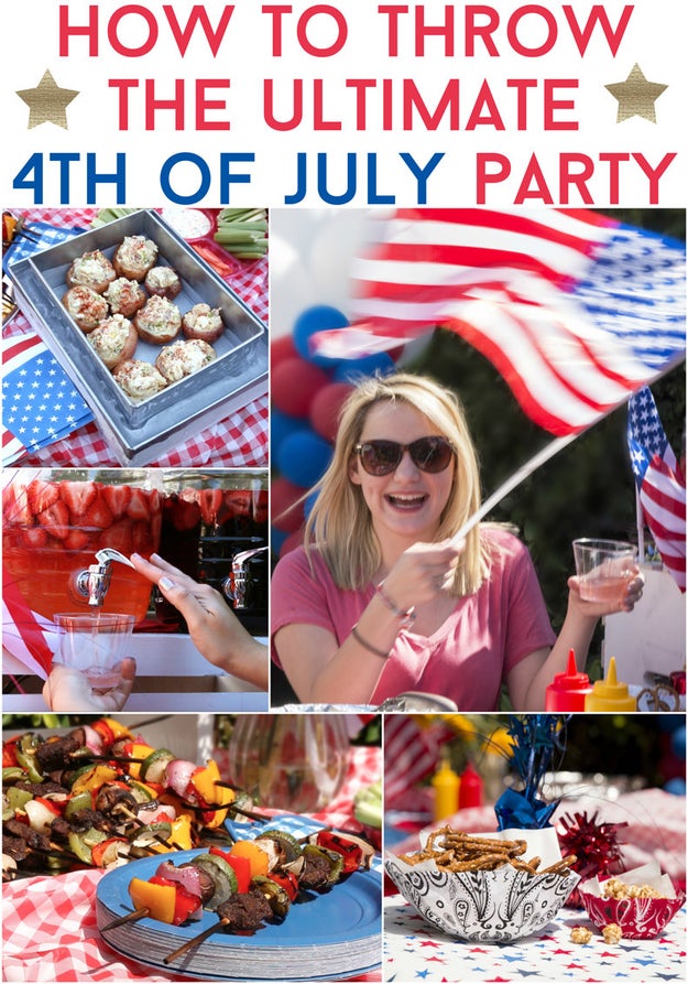 Your friends at Tasty, Nifty, and Top Knot have come together to help you plan the ultimate 4th of July bash, and make party planning a little easier. We've got you covered, from food to fashion.