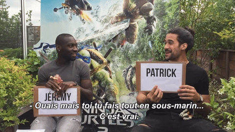 Jérémy: Non, on a tous les deux notre petit côté diabolique, je te soutiens. Patrick: Ouais, voilà.