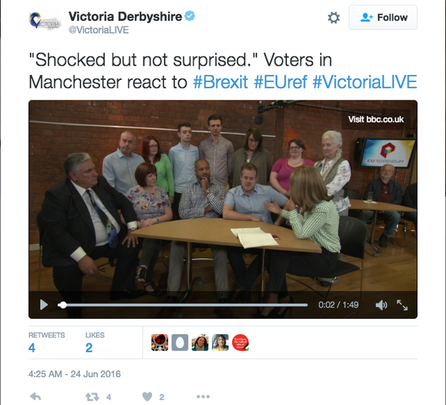 On Friday morning, a group of voters from Manchester were interviewed by the BBC about the results of the EU referendum. A few Leave supporters admitted they didn’t actually think their vote would matter.
