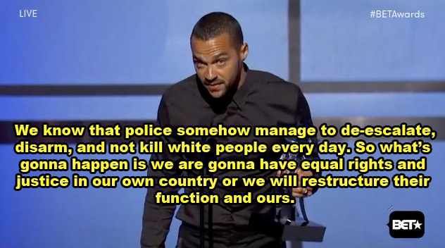 WATCH: Jesse Williams Speaks Fiery #BlackLivesMatter Truths At BET