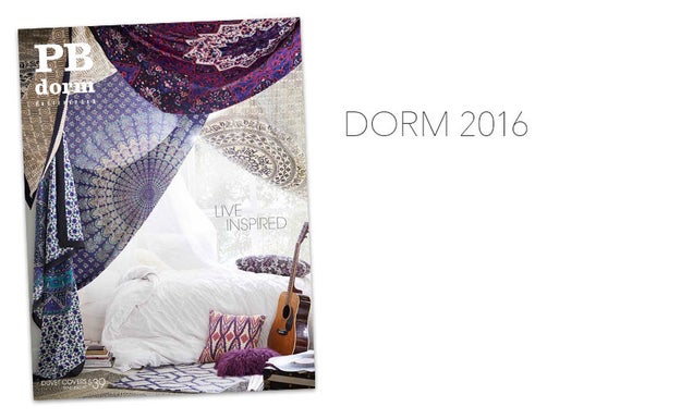 Pottery Barn, the purveyor of oversized duvet covers and matching bean bags, recently published its annual PB Dorm catalog, and as you'd expect, it's tasteful, elegant, and trendy AF.