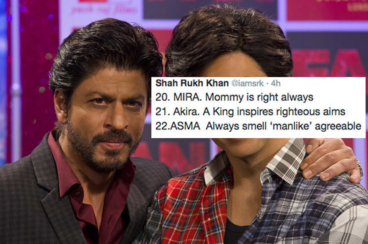 Today In Peak Joblessness: SRK Just Assigned Full Forms To 24 Random Indian  Women's Names