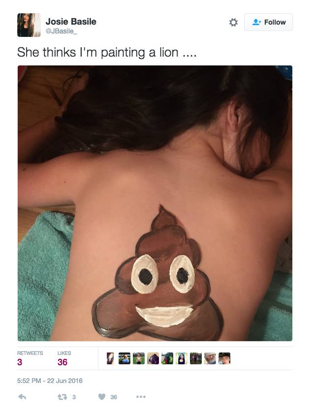 People Are Getting Pranked By This Hilarious Back Art Joke