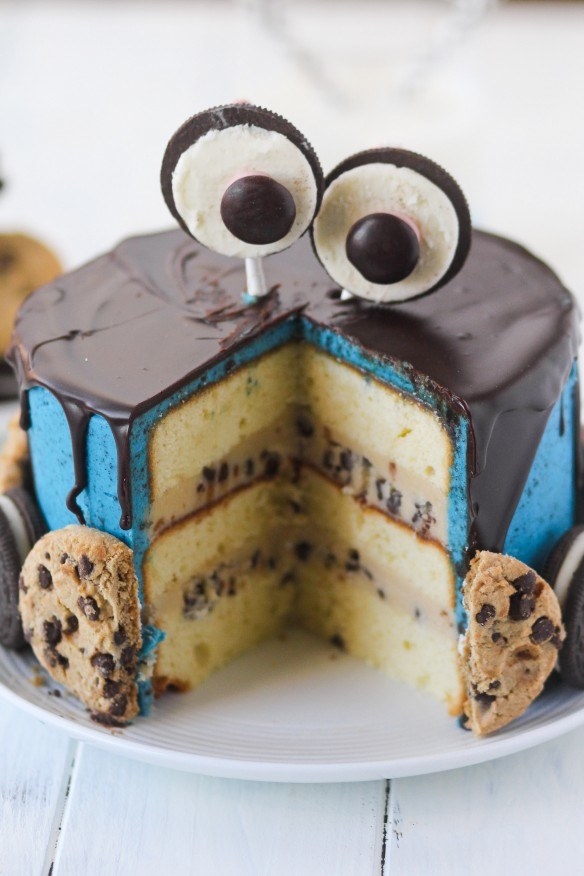 Cookie Monster Cake