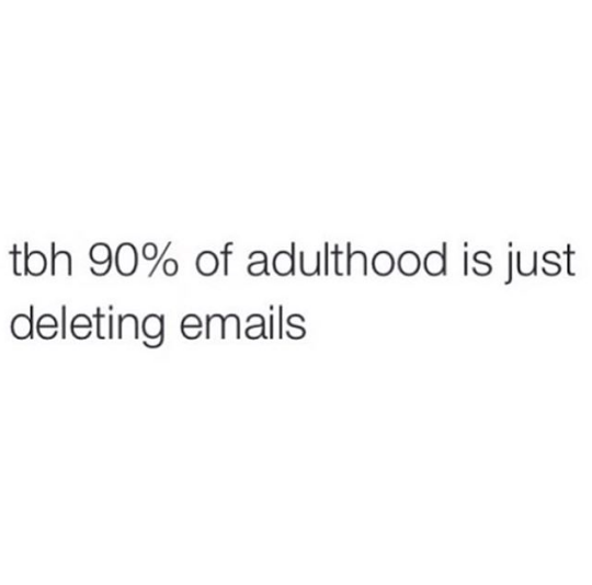 This is adulthood: