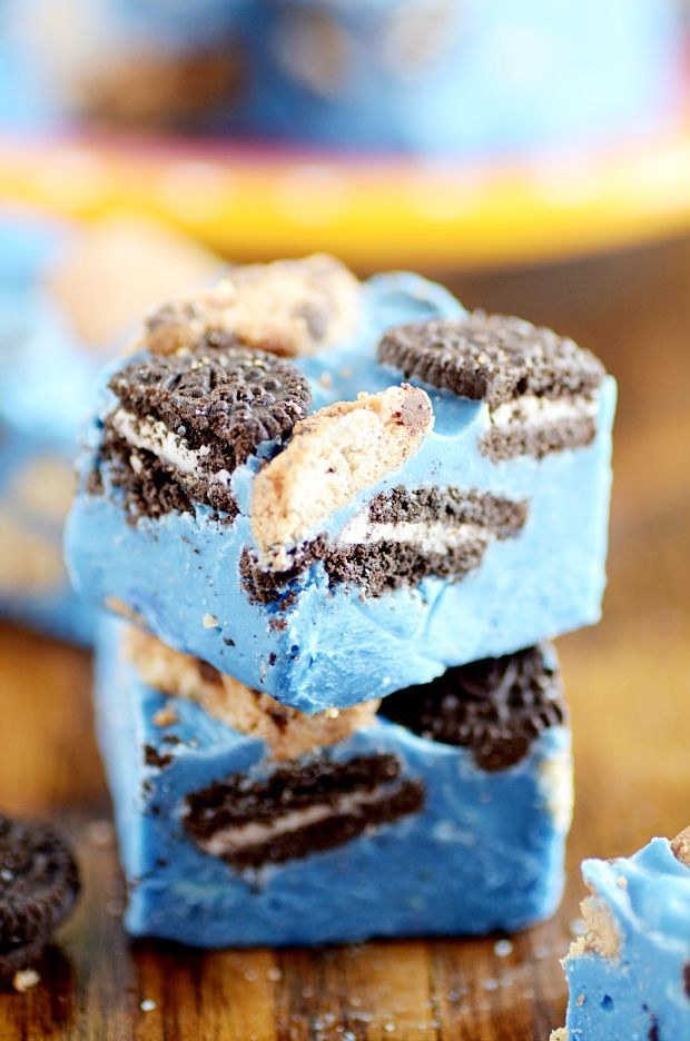 Cookie Monster Fudge