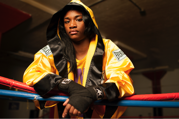 This is 21-year-old Flint, Michigan native Claressa Shields, and she is a complete and total badass.