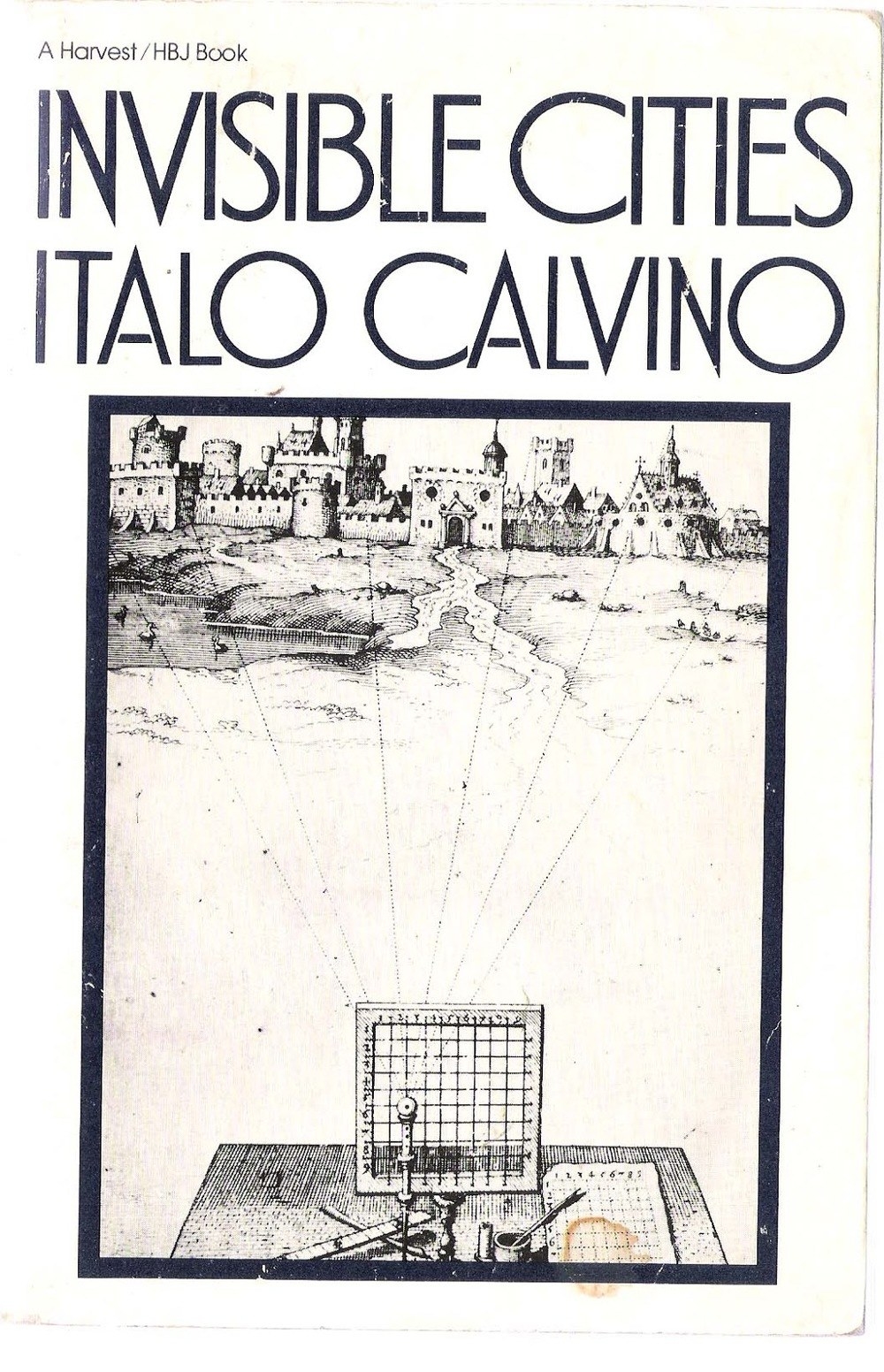 Italo Calvino’s famous piece tells of a garden where Kublai Khan is regaled by Marco Polo with tales of his adventures . Hidden cities of desire, trade and death un-spool themselves before the Emperor, who slowly begins to realise the stories aren’t all that they seem.