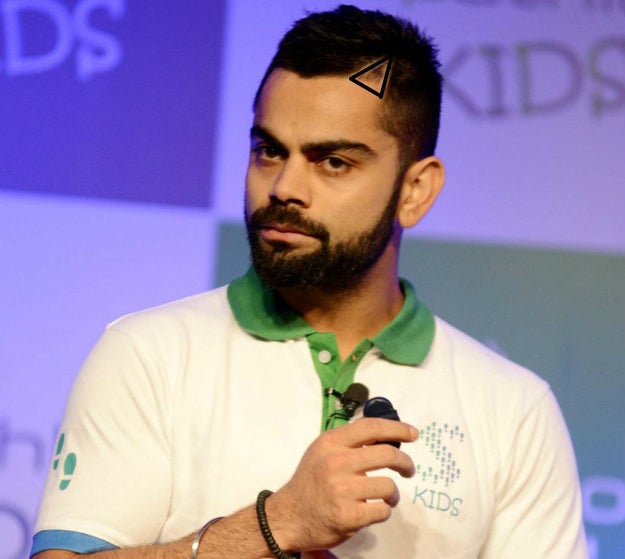 Are you wondering if this haircut means that Kohli has surrendered himself to some cult?