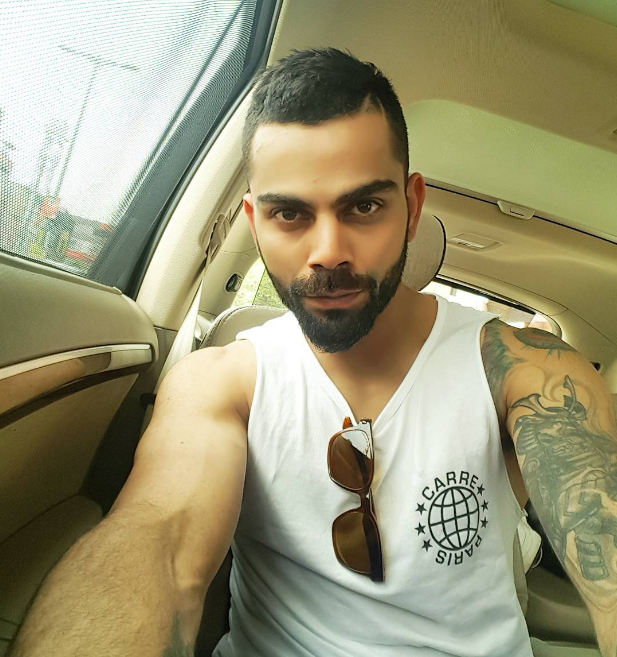 Virat Kohli Gets a New Haircut While Watching New Zealand Take on Pakistan  in ICC World Cup - News18