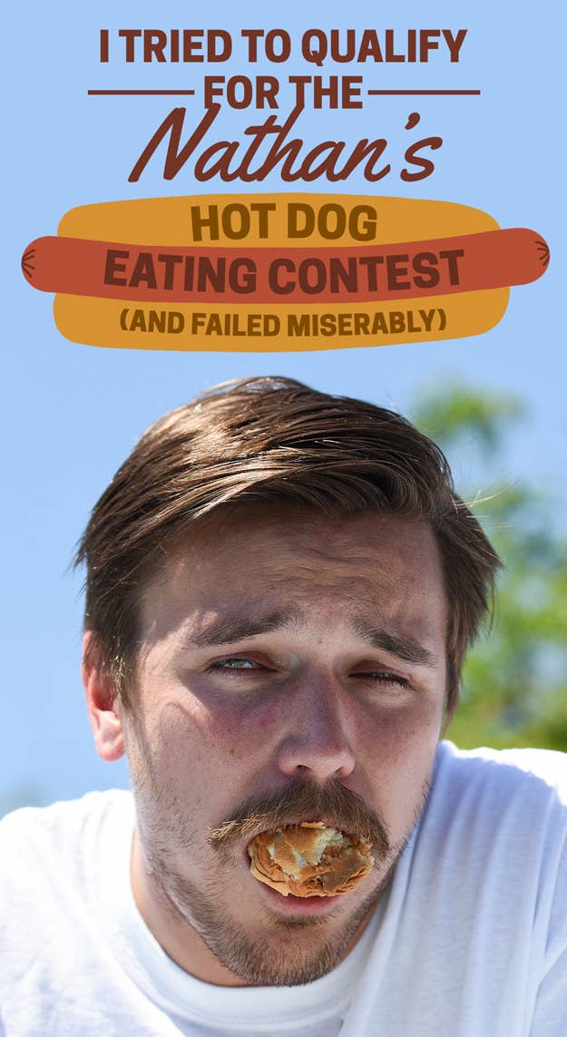 images Man Crying While Eating Hot Dogs eat hot dogs competitively and nearly died