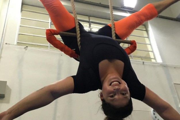 AntiGravity Yoga Trend: People Use Hammock to Invert and Hang Suspended in  the Air | IBTimes