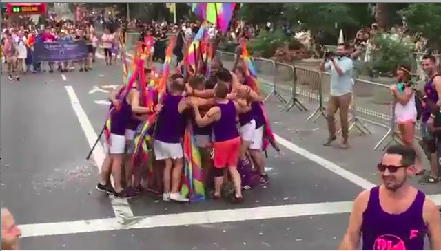 Gay Pride Flag Boat Nasvesteps