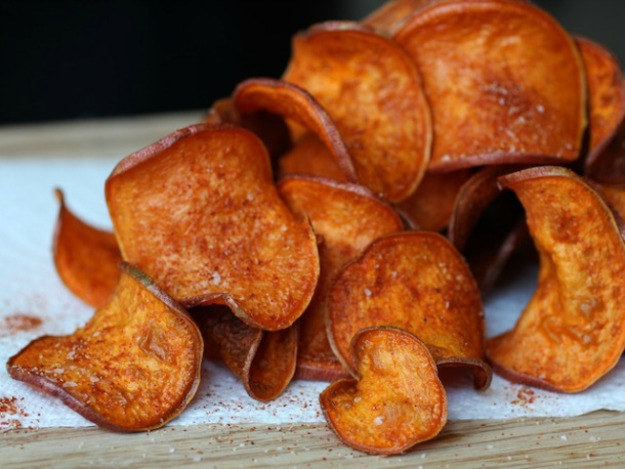 BBQ sweet potato chips