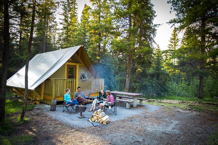 Stay in oTENTik tents for a unique blend of homey comfort and a taste of outdoor adventure. A cross between a tent and a rustic cabin, this type of accommodation is the perfect way for families, friends, and couples of all ages to discover the joys of camping without all the muss and fuss.