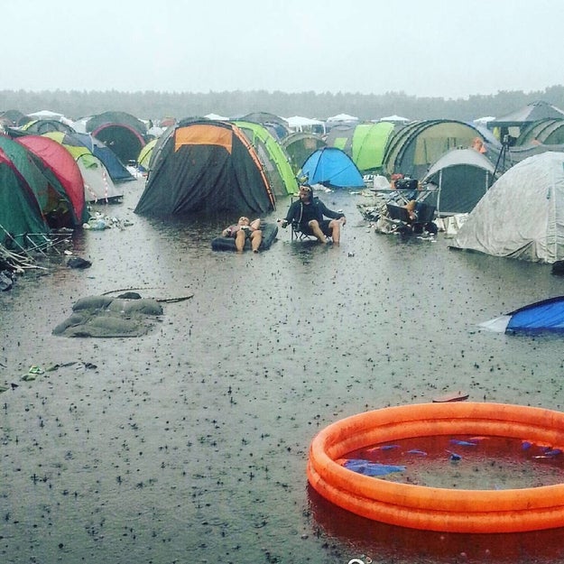 Camping auf deutschen Festivals: