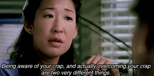 Let this be a lesson that sometimes going to therapy really can save a character.