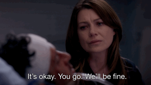 Meredith wasn't necessarily all that strong at the beginning of the series. But you can goddamn bet she is now. And, again, in a very real way – a way that allows for all the shading between good and bad, healthy and unhealthy, black and white.