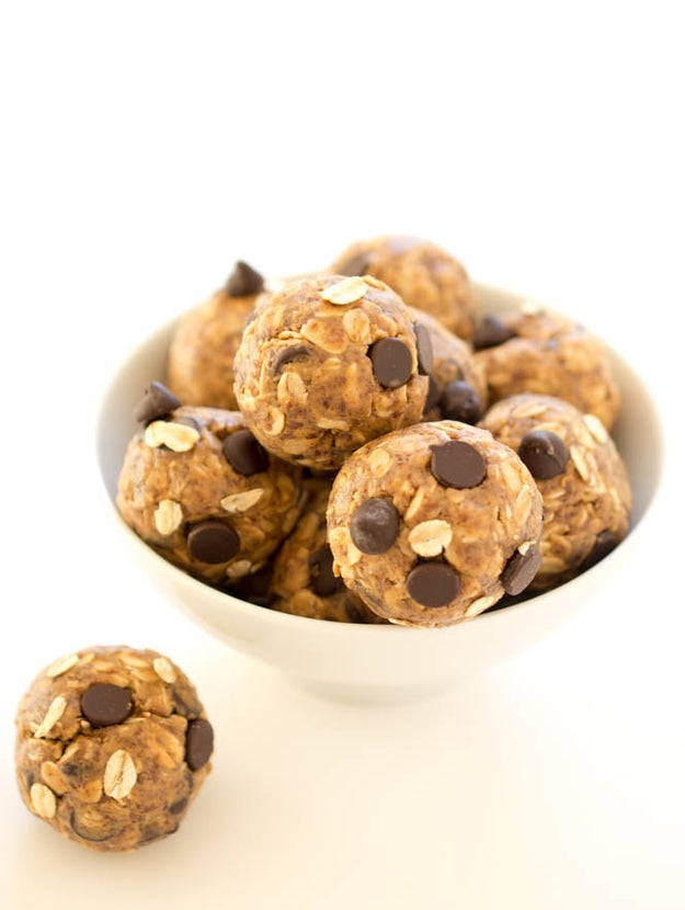 For easy grab-and-go breakfasts or snacks, try these oatmeal energy balls.