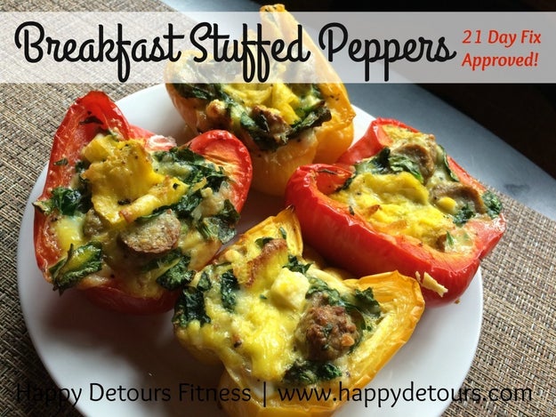 These breakfast stuffed peppers are also a great, big-batch breakfast option.