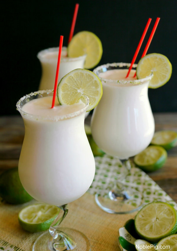 Coconut Lime Frozen Margarita