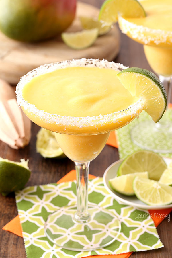 Mango Coconut Frozen Margarita